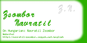 zsombor navratil business card